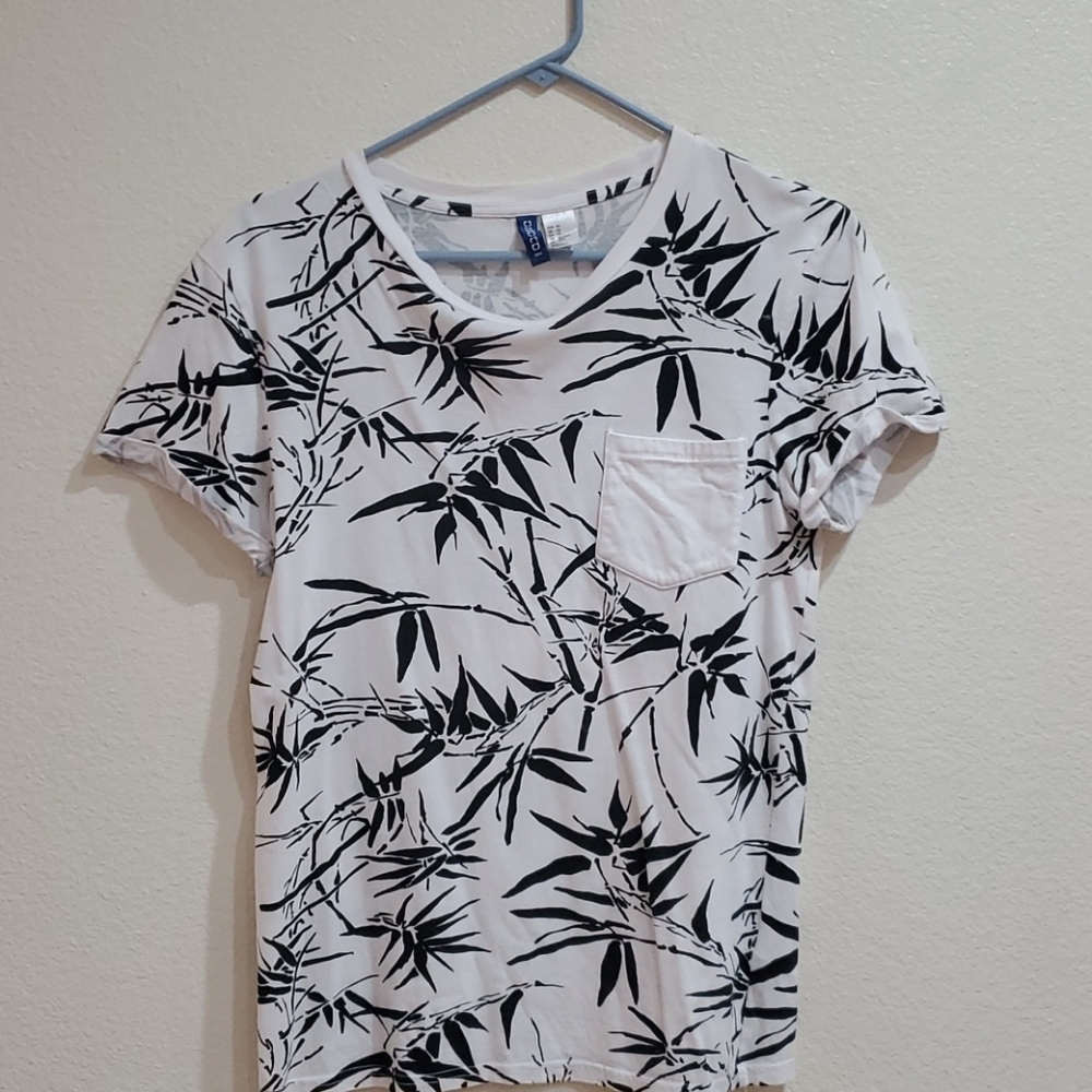 H&M flower men shirt sz extra small by Divided H&M
